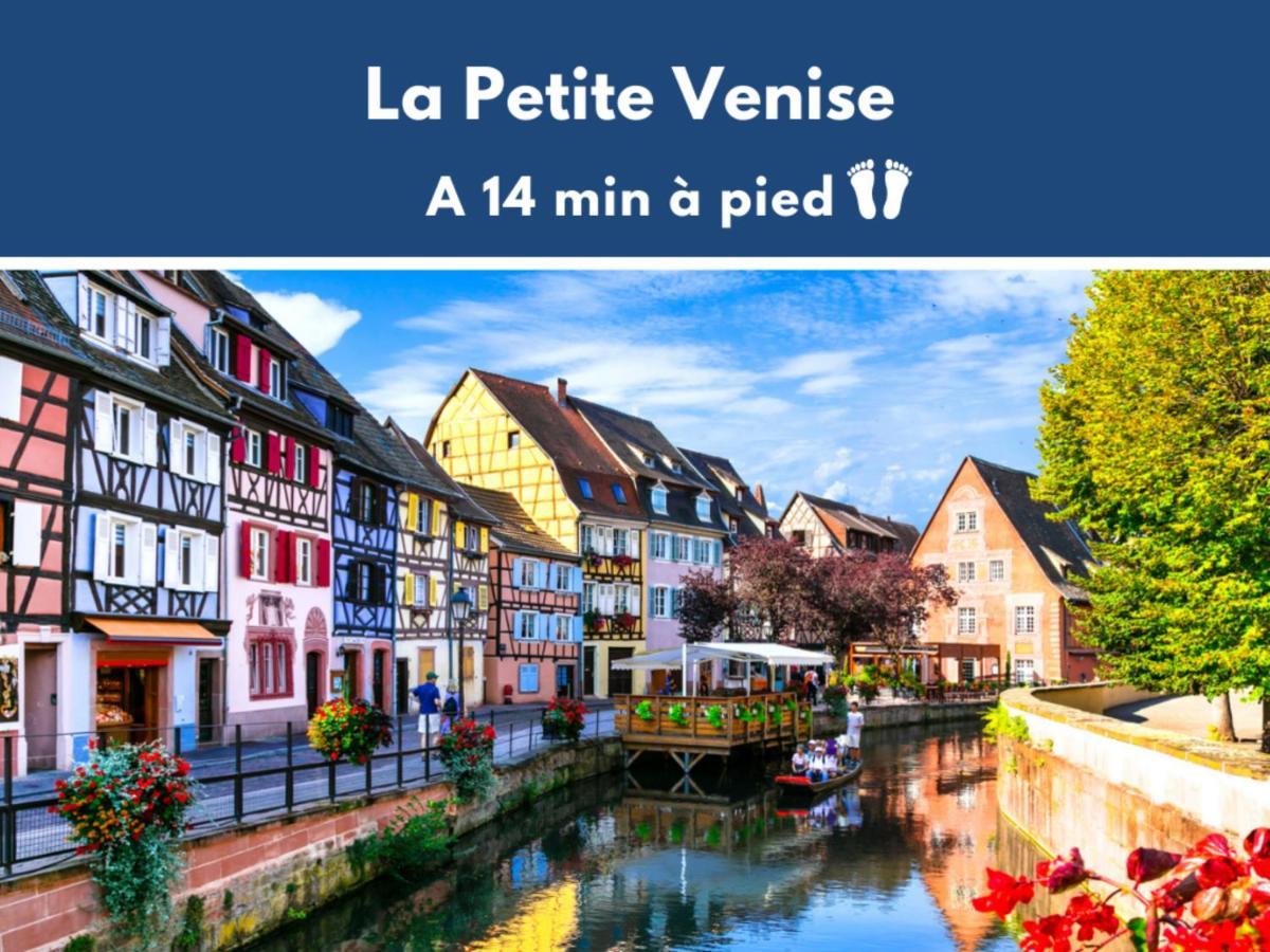 Centre Ville - Balcon - Parking Gratuit Colmar Bagian luar foto