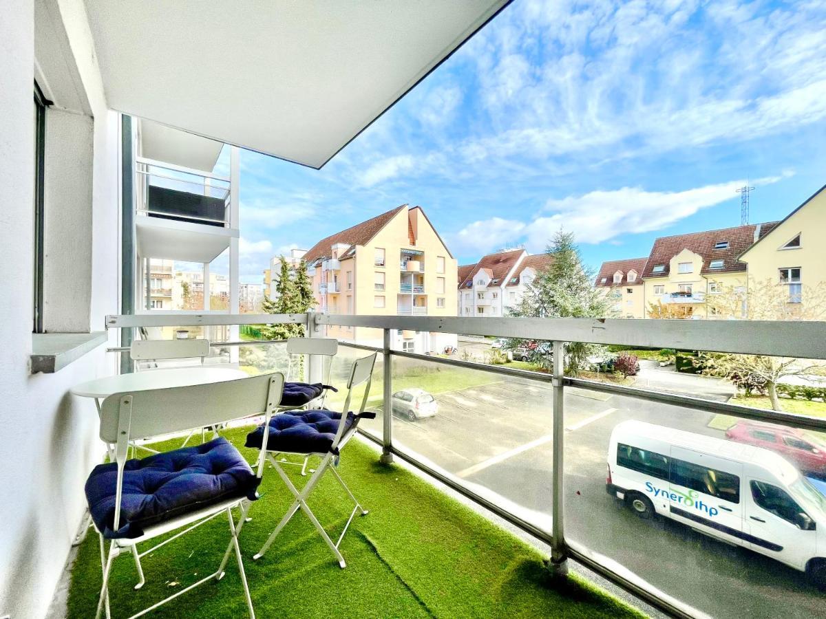 Centre Ville - Balcon - Parking Gratuit Colmar Bagian luar foto